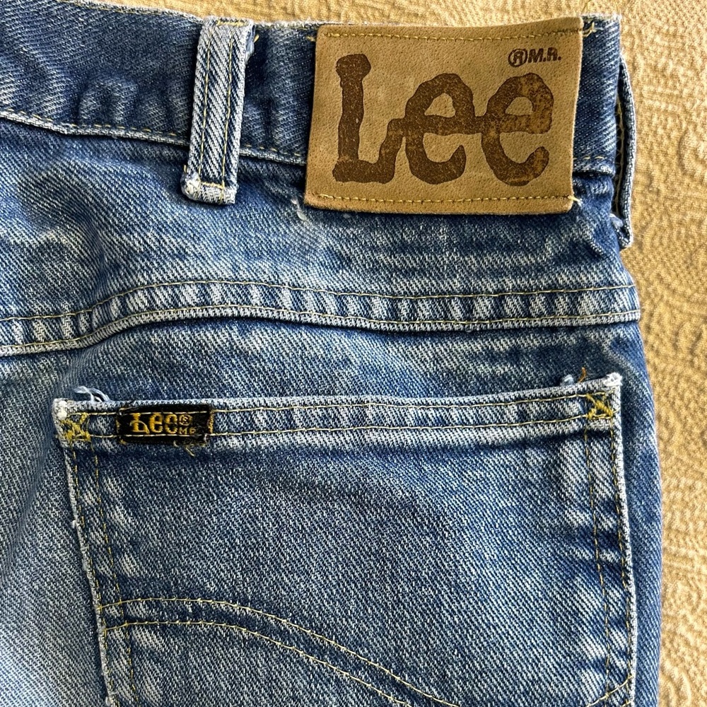 Vintage Denim Lee Jeans 100% Cotton Size 34